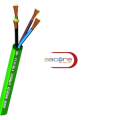 Rollo de 100 m de cable manguera elctrico verde 5x2.5 RZ1-K06 290185